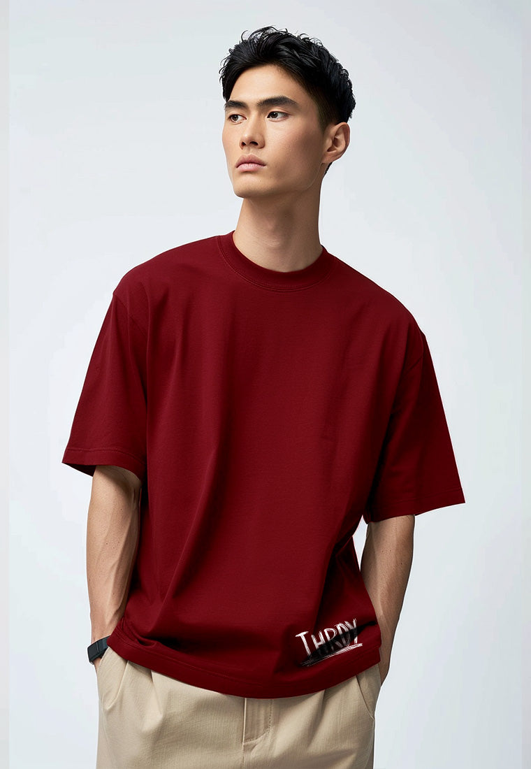 MTN25 kaos oversize abu abu tebal thrdy scratch abu