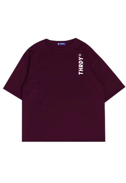 MTN79 kaos oversized pria scuba crew neck t shirt hijau army Thdy ver dakir burgundy