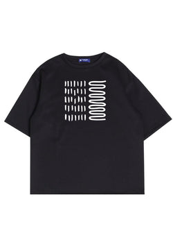 MTN99 kaos oversize abstrak aesthetic kece pria scuba bahan tebal THIRD DAY crew neck hijau army