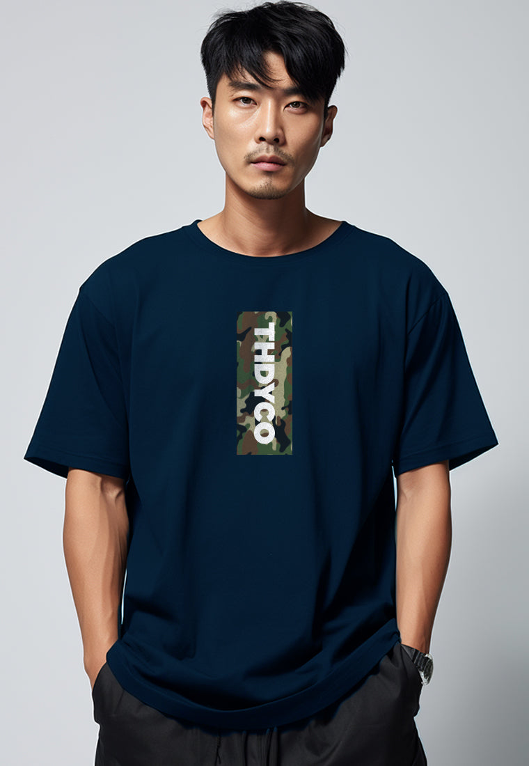 MTO39 kaos oversize army camo scuba bahan tebal kaos distro pria thdyco navy