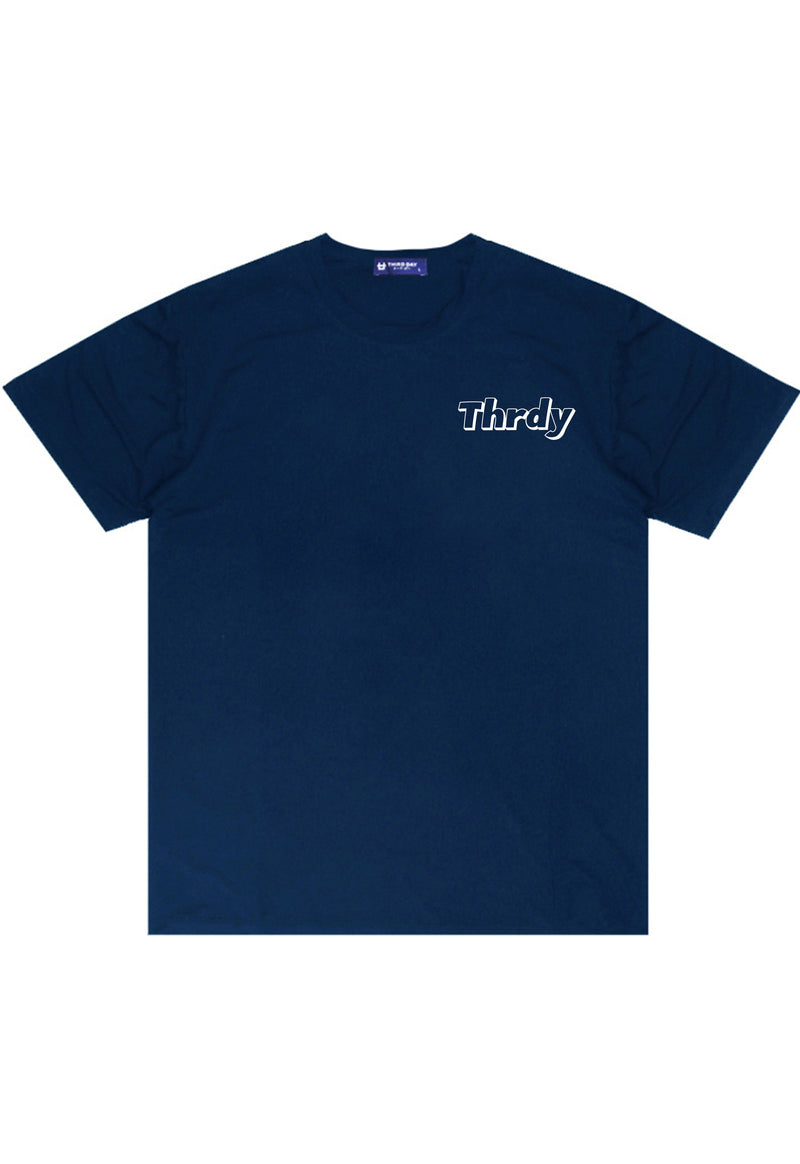 MTR28 Kaos T-Shirt Pria Instacool unisex "Thrdy copic" navy