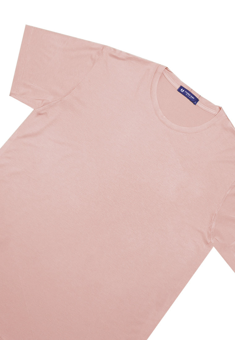 MTR76 Kaos Tangan Pendek Pria Tulisan Jepang "Super Speed" Pink