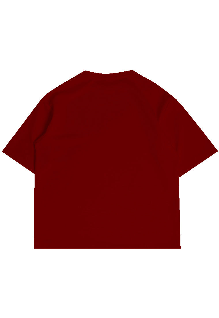 MTT35 Kaos Oversize Gym Scuba Bahan Tebal Scubalux "One More Rep" maroon