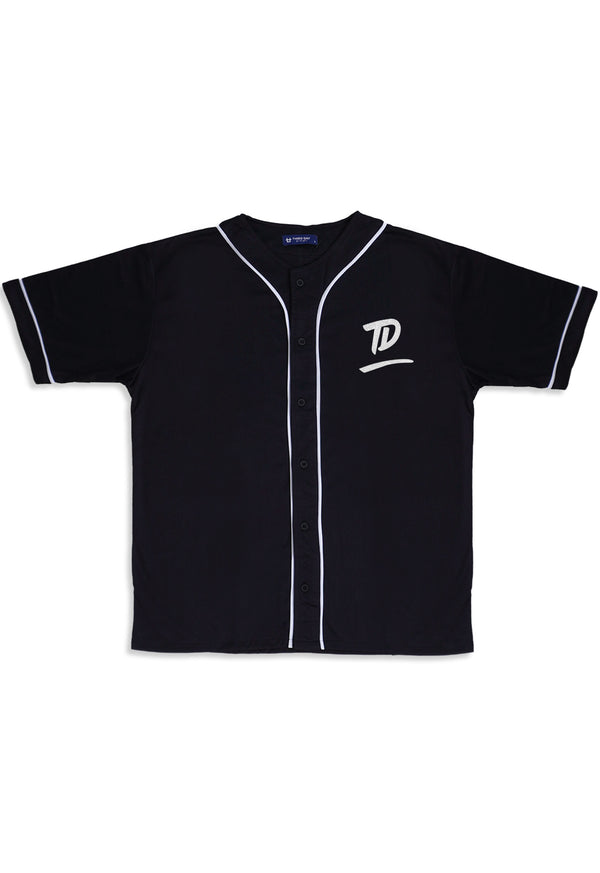 MTT93 Baseball Jersey Oversize "td underline dakir" hitam