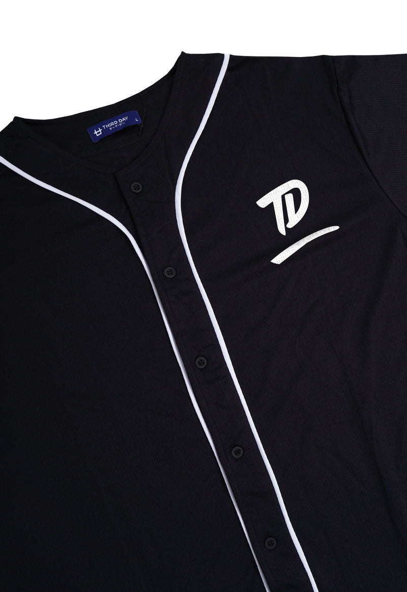 MTT93 Baseball Jersey Oversize "td underline dakir" hitam