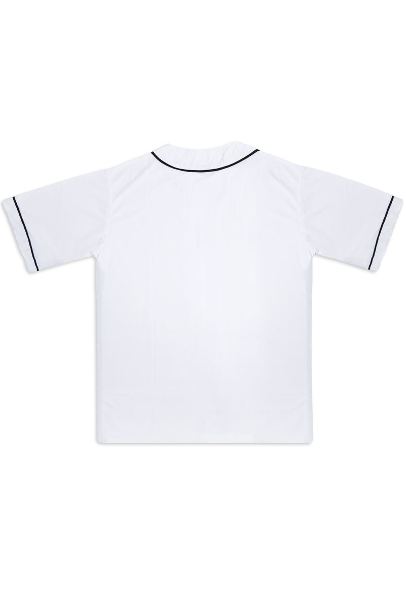 MTT94 Baseball Jersey Oversize "td underline dakir" putih