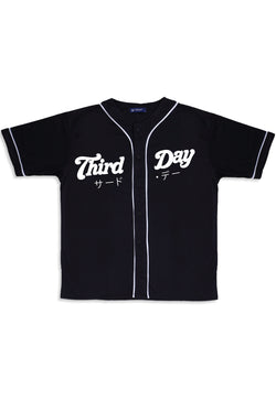 MTT95 Baseball Jersey Oversize "third day slant baseball" hitam