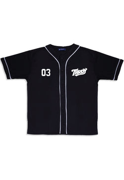 MTT97 Baseball Jersey Oversize "03 thrdy slant" hitam