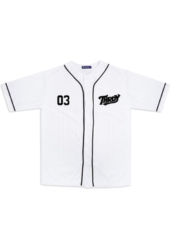 MTT98 Baseball Jersey Oversize "03 thrdy slant" putih