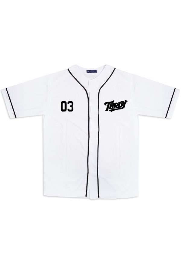 MTT98 Baseball Jersey Oversize "03 thrdy slant" putih