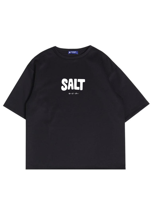 MTU39 kaos couple keren oversize scuba "salt-honey" hitam