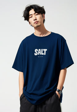 MTU40 kaos couple keren oversize scuba "salt-honey" navy