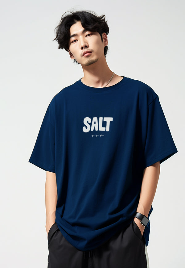 MTU40 kaos couple keren oversize scuba "salt-honey" navy