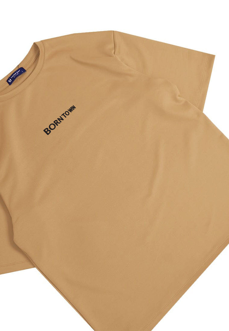 MTV14 oversize kaos unisex scubalux "born to win" khaki