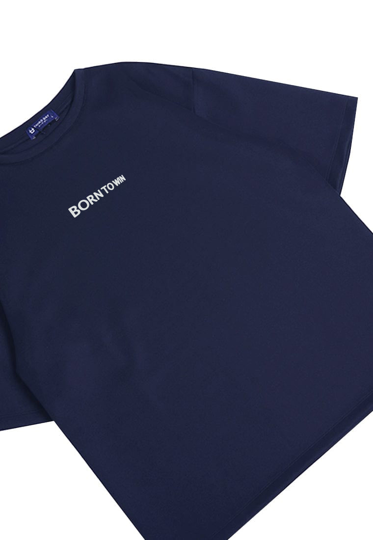 MTV15 oversize kaos unisex scubalux "born to win" navy