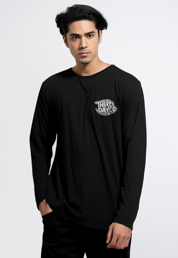 MTV17 kaos lengan panjang premium instacool "thirddayco fish dakir" hitam