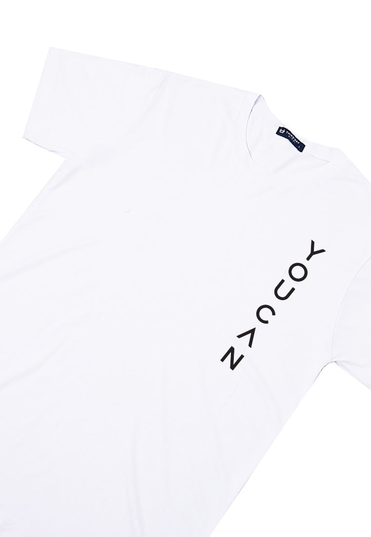 MTV37 baju kaos lengan pendek pria instacool "youcan" putih