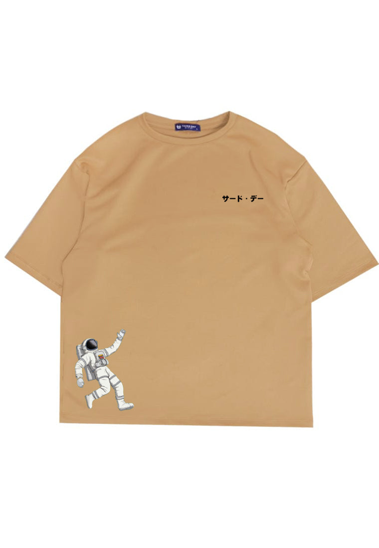 MTV59 kaos oversize distro pria thirdday astronot khaki
