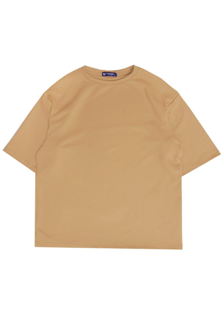 MTV64 Kaos Oversize Gym Bahan Tebal "dont quit" khaki