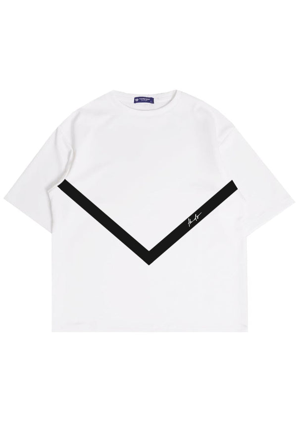 MTV91 Kaos Oversize Kece Scubalux "V TDCO" putih
