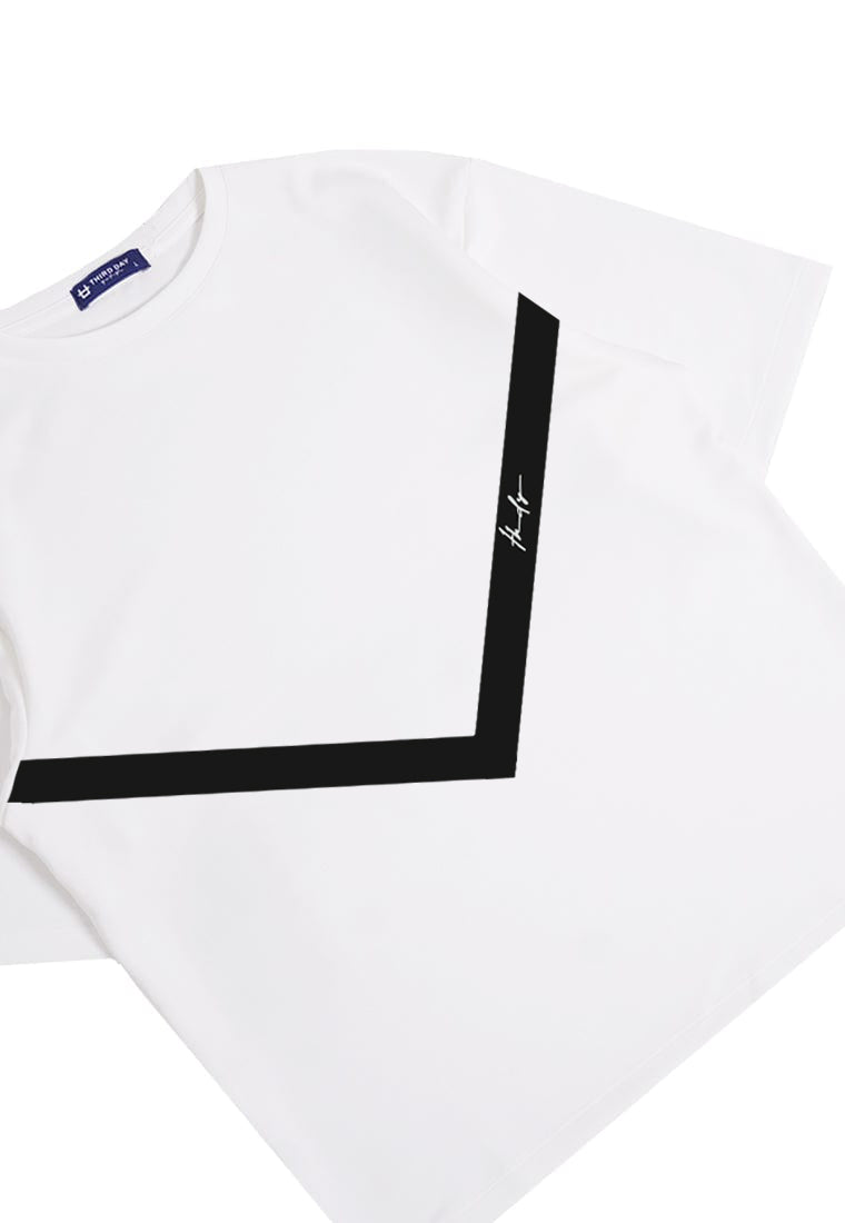 MTV91 Kaos Oversize Kece Scubalux "V TDCO" putih