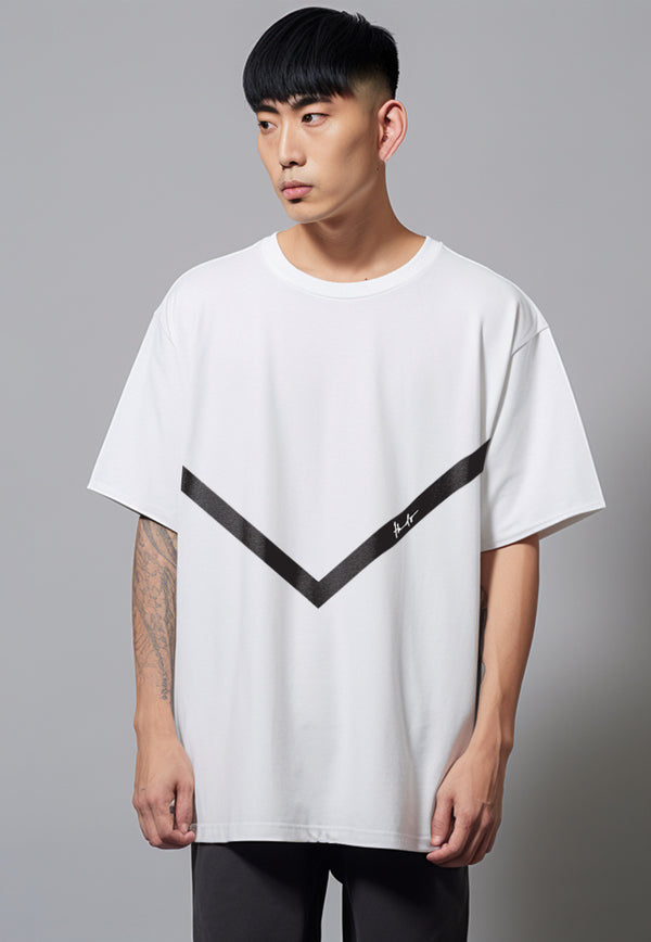 MTV91 Kaos Oversize Kece Scubalux "V TDCO" putih