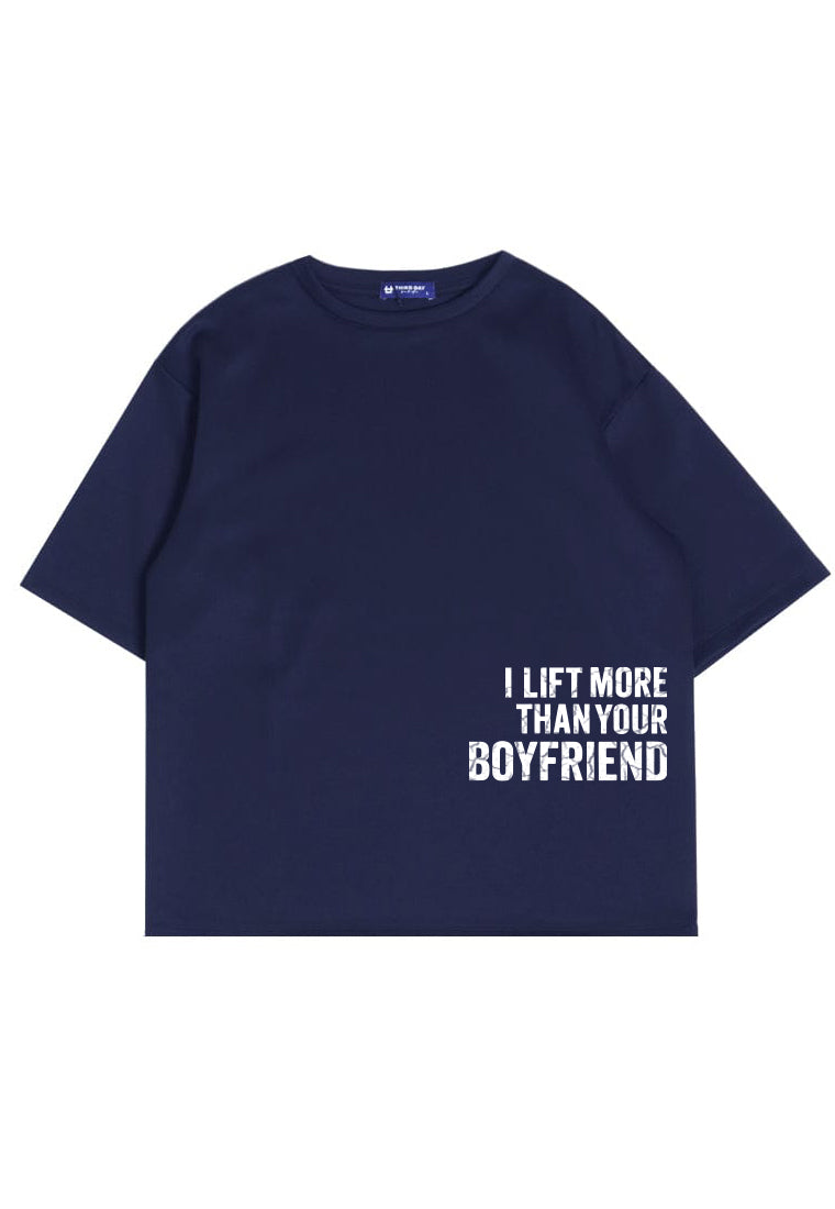 MTW53 Kaos Oversize Gym Lifting ScubaLux "i lift more" navy