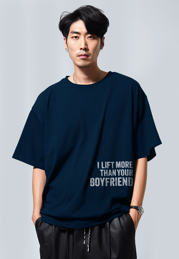 MTW53 Kaos Oversize Gym Lifting ScubaLux "i lift more" navy