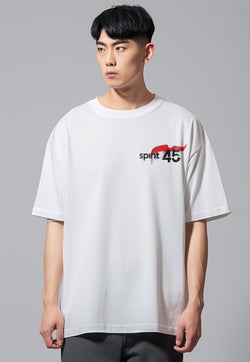 MTW90 Kaos Oversize Merah 17 Agustus Garuda "spirit 45" putih