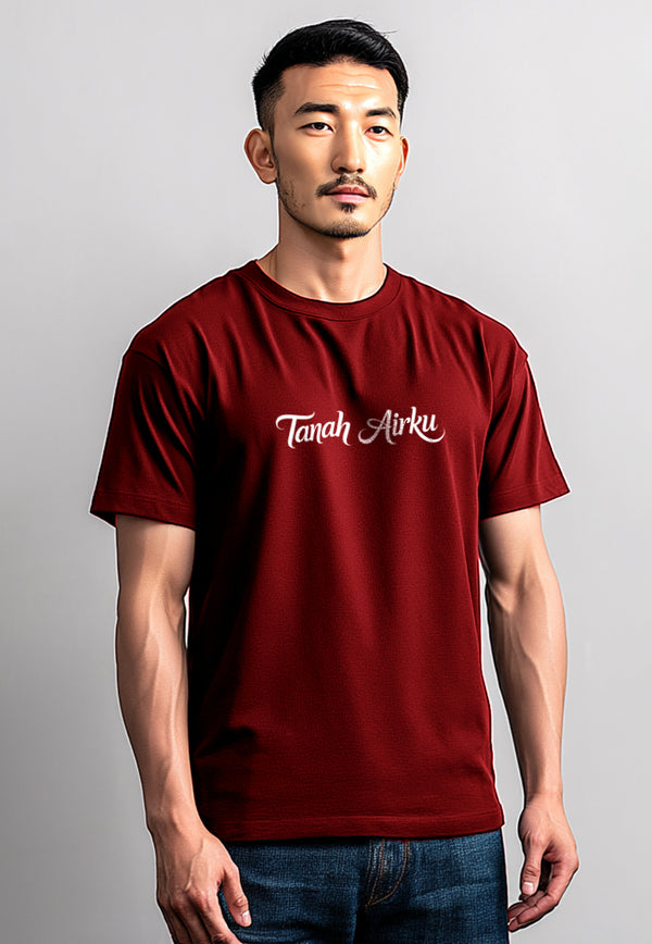 MTW96 Kaos 17 Agustus HUT RI "tanah airku" merah maroon instacool