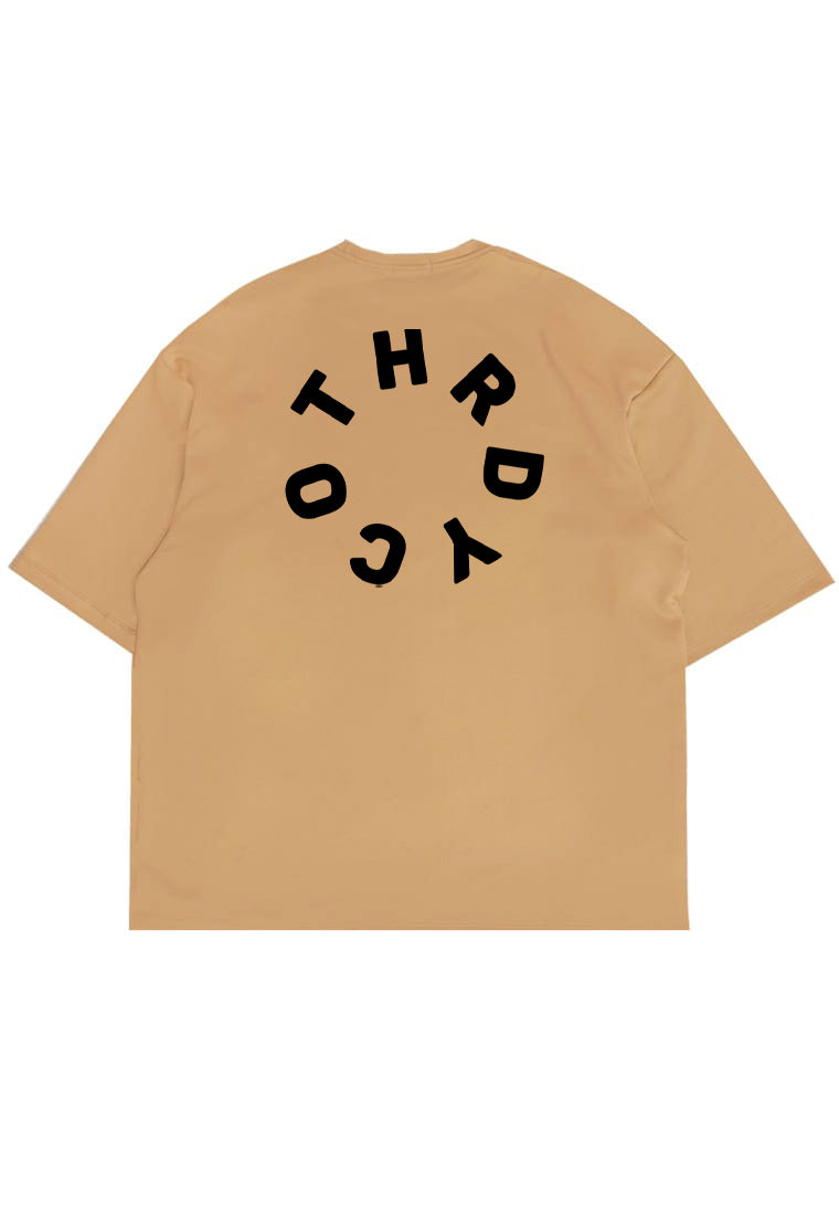 MTX33 Kaos Oversize Bahan Tebal Scubalux "thryco rounded" khaki