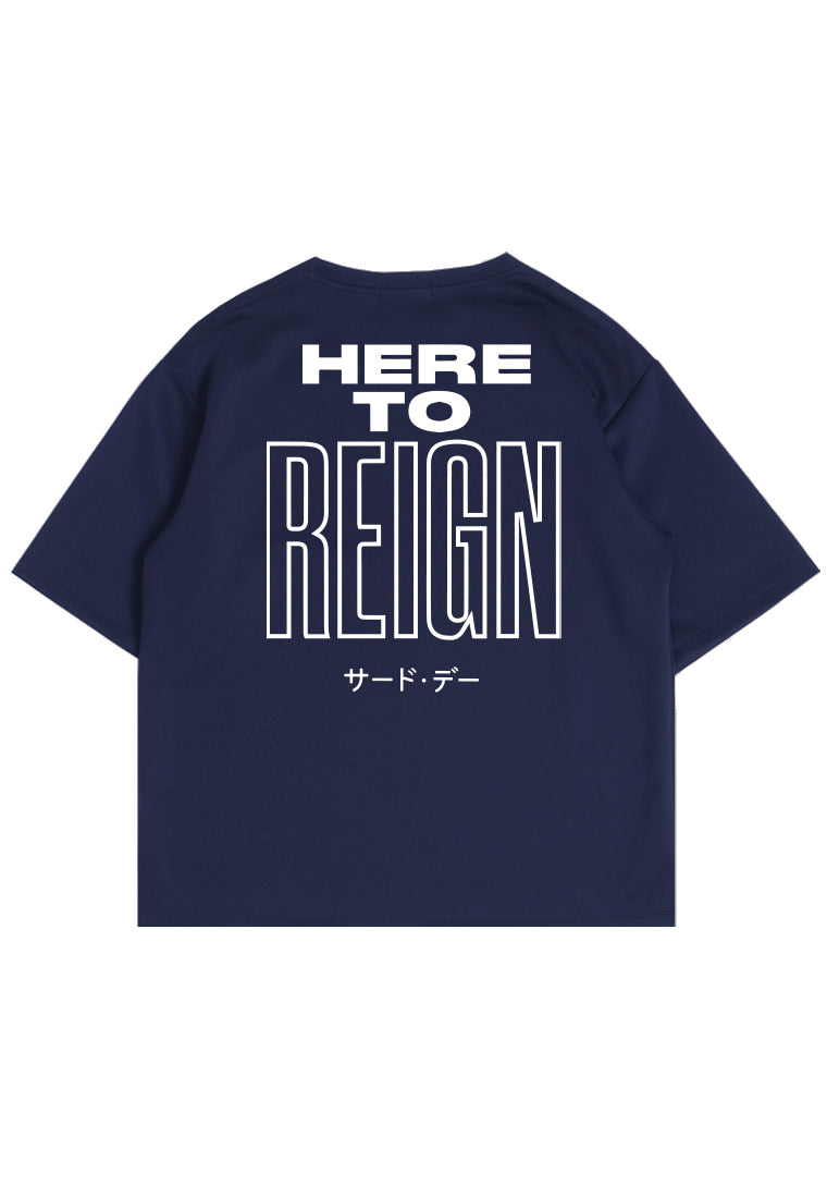 MTX45 Kaos Oversize Gym ScubaLux "here to reign" navy