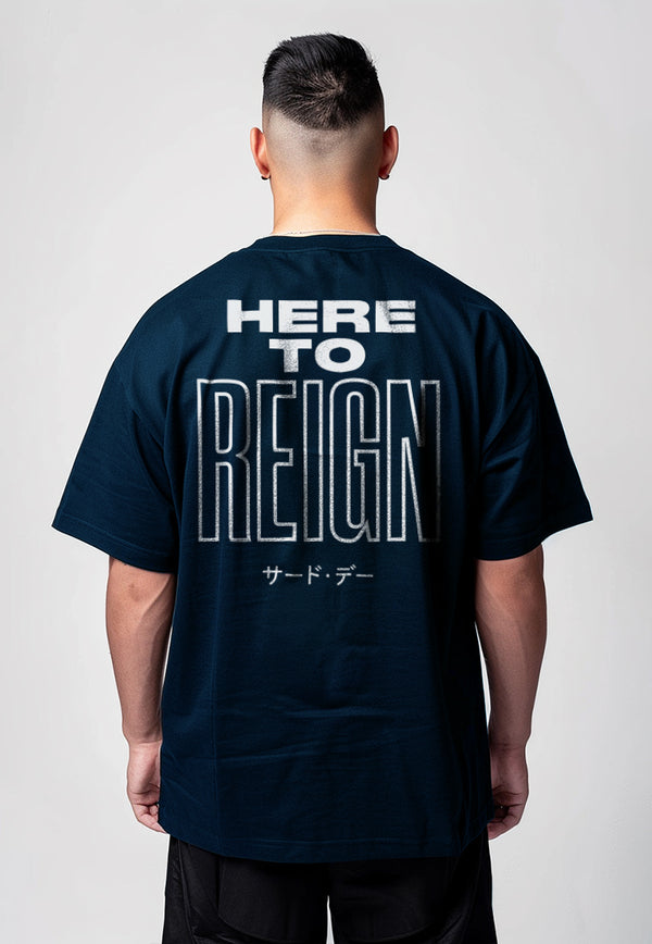 MTX45 Kaos Oversize Gym ScubaLux "here to reign" navy