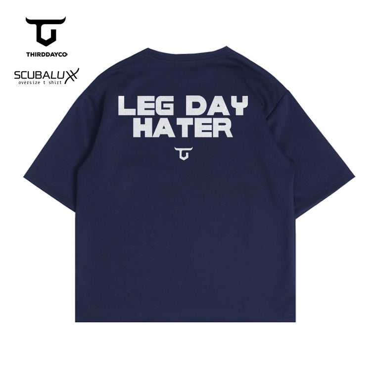 MTX60 Kaos Oversize Gym Scubalux Thirdday "leg day hater" navy