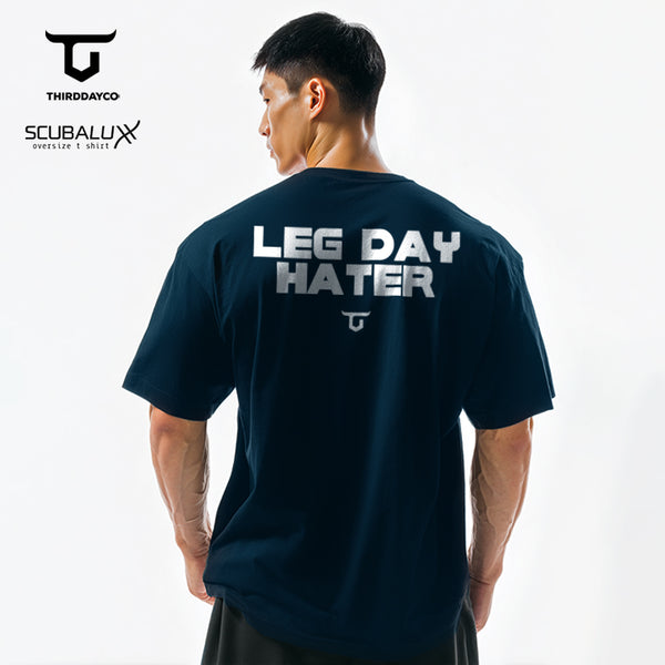 MTX60 Kaos Oversize Gym Scubalux Thirdday "leg day hater" navy
