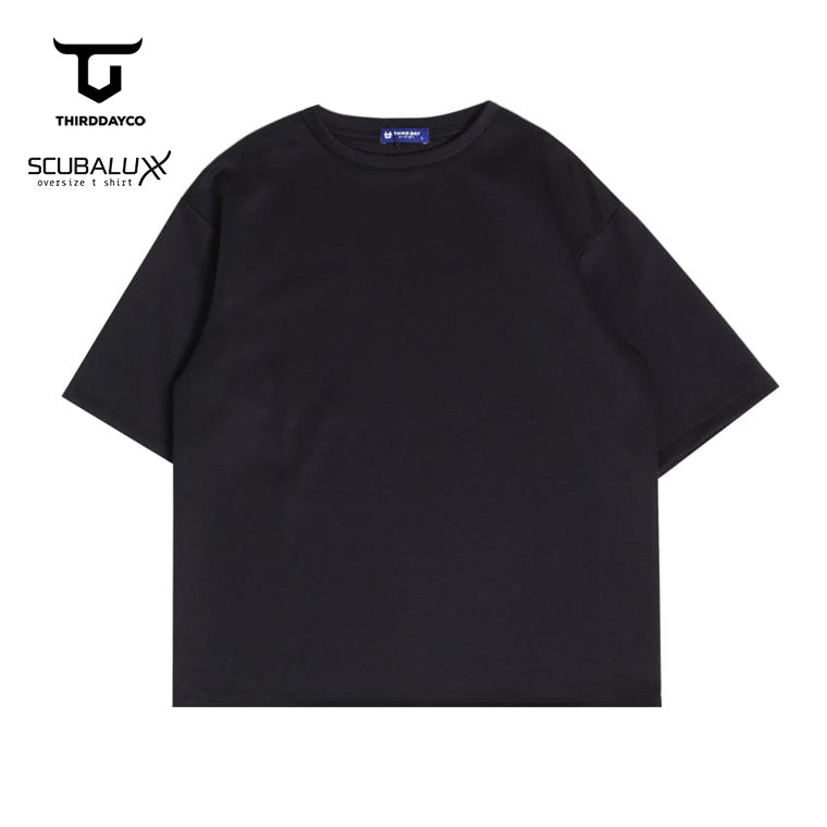 MTX62 Kaos Oversize Gym Scubalux Thirdday "happy lifter club" hitam