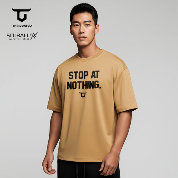 MTX66 Kaos Oversize Gym ScubaLux "stop at nothing" khaki