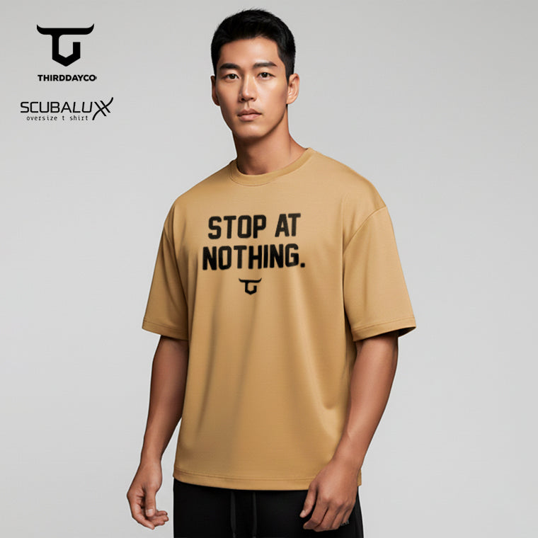 MTX66 Kaos Oversize Gym ScubaLux "stop at nothing" khaki