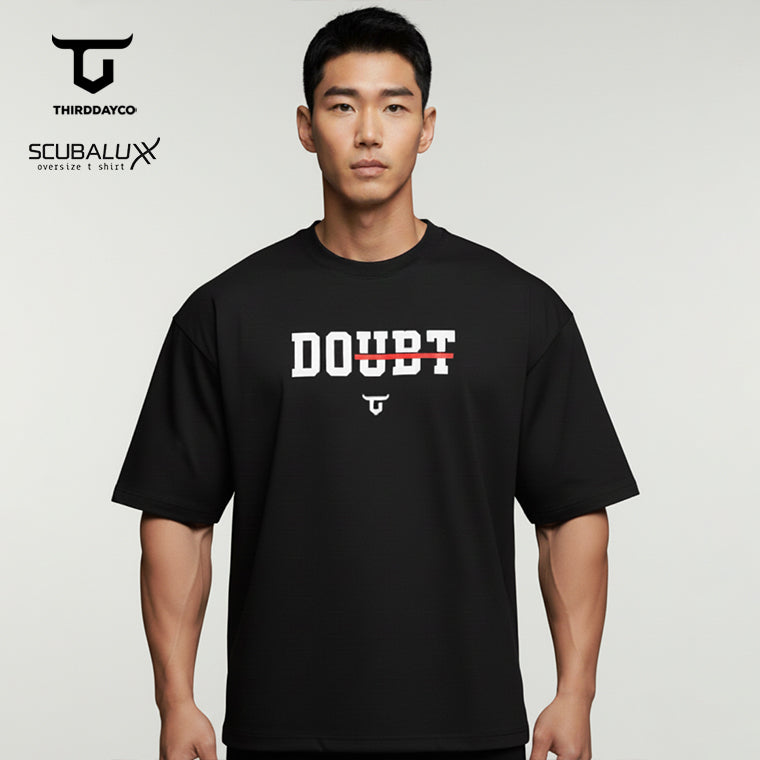 MTX72 Kaos Oversize Gym ScubaLux "doubt" hitam