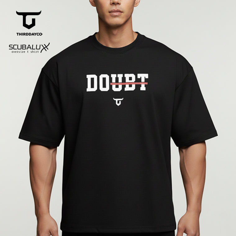 MTX72 Kaos Oversize Gym ScubaLux "doubt" hitam