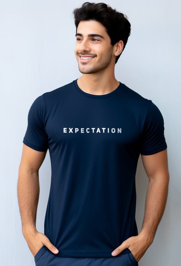 Nade NTB74 Kaos Pria Tangan Pendek Ringan Anti Kusut Expectation Navy