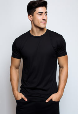Nade NTB90 Kaos Pria Tangan Pendek Ringan Anti Kusut Polos Hitam – JLW Brands (Third Day - Td Ladies - Td Active - Nade - Td Friends - DAW)