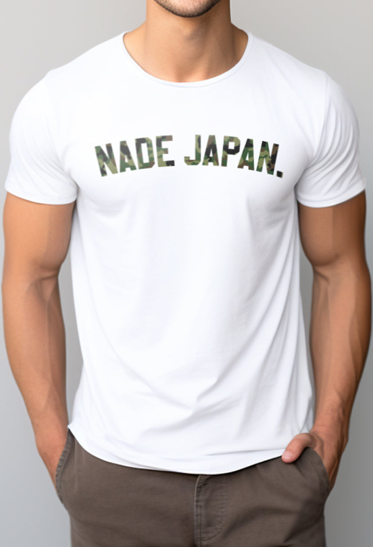 Nade NTC24 kaos pria army anti kusut nade japan camo hijau putih