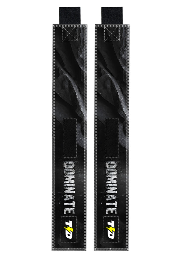 TB017 Wristband Wrist Wrap Support Gym Oly Lifting "dominate"