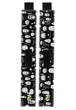 TB021 Wrist Wrap Td Bolt Face Doodles