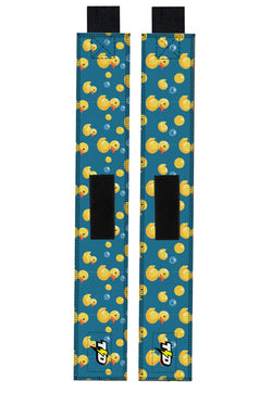 TB022 Wrist Wrap Oly Lifting Gym "rubber ducky" turquoise
