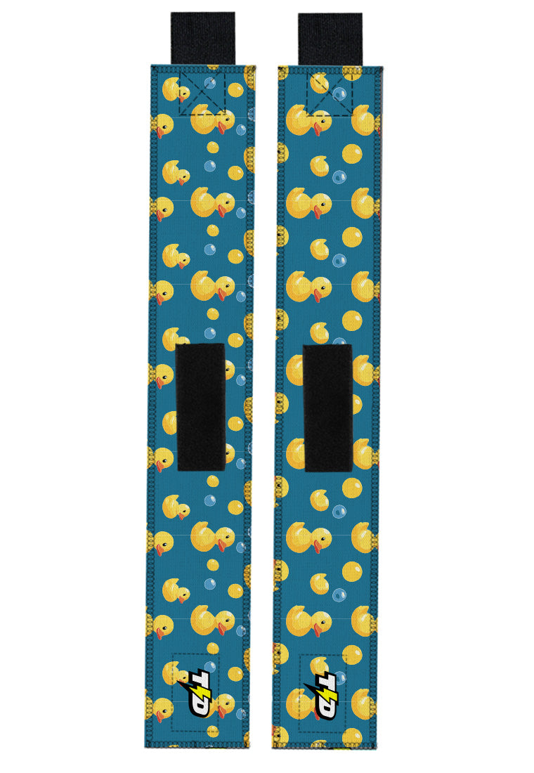 TB022 Wrist Wrap Oly Lifting Gym "rubber ducky" turquoise