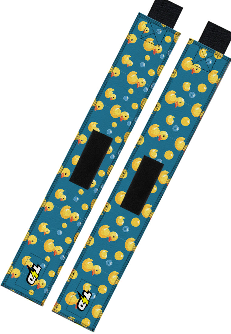 TB022 Wrist Wrap Oly Lifting Gym "rubber ducky" turquoise