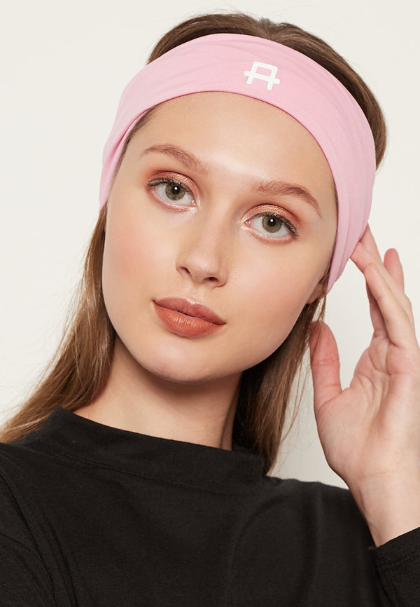 AMD06 Masker Kain 4-in-1 Penutup Mulut logo pink