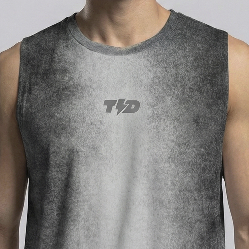 TDACTIVE Singlet Kutung Lari Running | Ringan Cepat Kering | Ash Series | Abu Muda MSB55